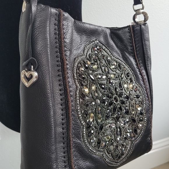 NWT Black Brighton Anju / Anjulina Shoulder Bag - Picture 2 of 11